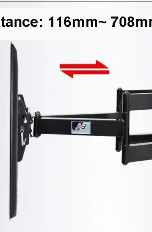 Soporte de pared articulado  SP5 – TV 65″–100″ (extensible, giratorio, inclinable)