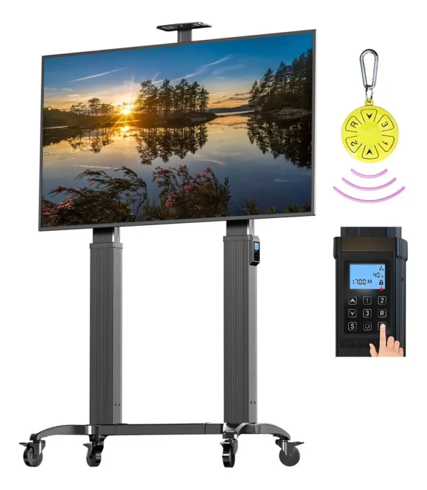 Soporte móvil motorizado TV / monitor 75″-110″ (hasta 136.4 kg)