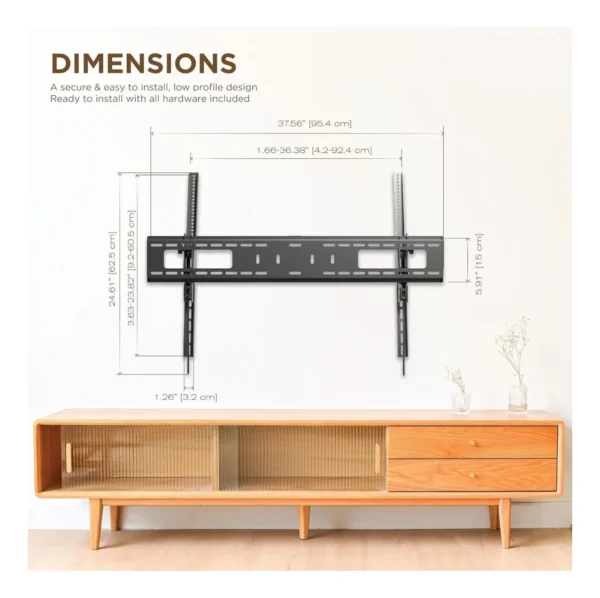 Soporte Fijo / Inclinable de Pared 60–110″