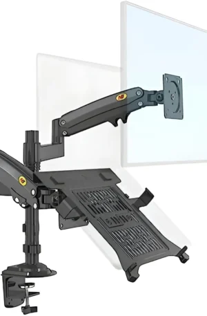 Soporte Doble de Escritorio – Monitor + Portátil (22″–32″)  H180‑FP2