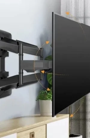 Soporte de Pared Articulado L600 – TV 40″ a 80″ – Brazo Extensible y Giratorio