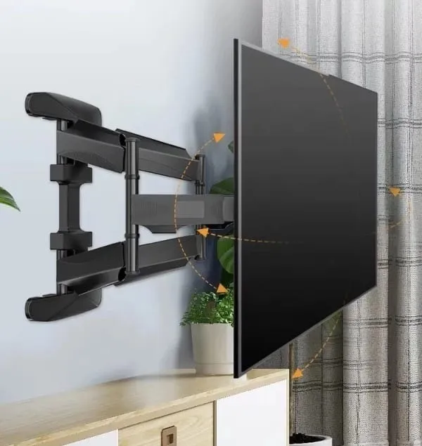 Soporte de Pared Articulado L600 – TV 40″ a 80″ – Brazo Extensible y Giratorio