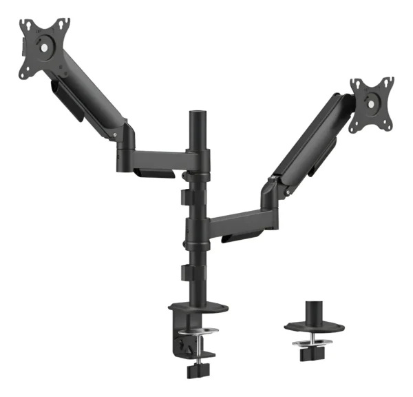 Brazo Doble de Escritorio para 2 Monitores 22–32″ – North Bayou H180 (Negro)