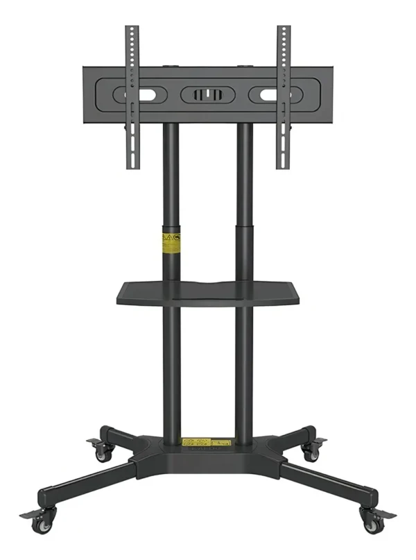Soporte TV pedestal móvil 32–65″ con ruedas