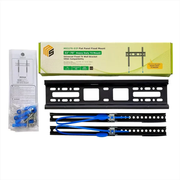 D_NQ_NP_2X_968093-MCO99838267763_112025-F Soporte Fijo de Pared 32–65″ – MS‑D2‑F (Negro)